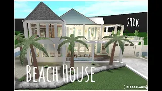 Roblox-Bloxburg | Beach House Speed Build | 290k