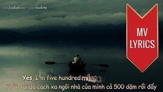 500 Miles | Peter, Paul &  Mary | Lyrics [Kara + Vietsub HD]