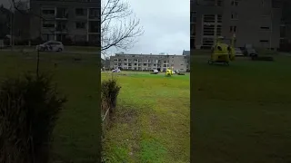 Traumahelikopter landt in Pijnacker