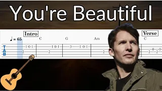 You're Beautiful - Guitar Solo Tab Easy