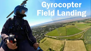 Gyrocopter Field Landing