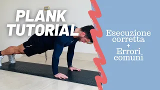 PLANK TUTORIAL + errori comuni - ADDOME💪🏻