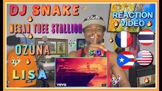 DJ Snake, Ozuna, Megan Thee Stallion, LISA of BLACKPINK - SG (Official Music Video)| REACTION VIDEO