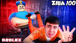 Voi supraviețui 100 de zile în cea mai grozavă închisoare! (Închisoarea lui Barry) - Roblox