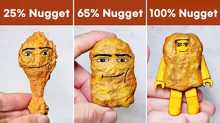 Making Gegagedigedagedago Nugget Meme Sculptures Timelapse Roblox