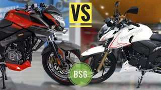 Bajaj Pulsar NS 200 BS6 Or Tvs Apache RTR 200 4V BS6 !! Which One Is The Best !! Detailed Comparison