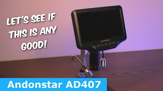 Andonstar AD407 Unboxing and Test (With sample footage)