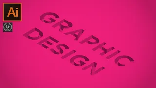 Adobe illustrator CC Tutorial - How to make a 3D Isometric Text Design