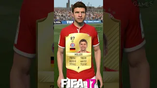 🇩🇪 THOMAS MULLER fifa evolution (10-24) #shorts #eafc24 #fc24 #fifa #muller #bayern