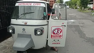 motor unik langka roda tiga Piaggio Ape