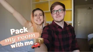 PACK UP MY UNI ROOM WITH ME || Plans for summer