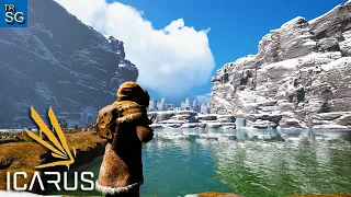 Icarus - Mission Extraction Super Cooled Ice and First Gun, New Frontiers DLC Gameplay! #17