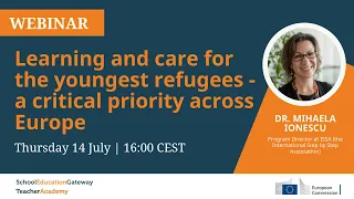 Learning and care for the youngest refugees – A critical priority across Europe  - Webinar