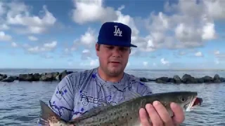 Big Speckled Trout Jetty Fishing Grand Isle Louisiana