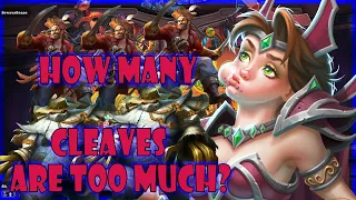 HOW MANY CLEAVES ARE TOO MUCH? - Hearthstone Battlegrounds - A.F.KAY