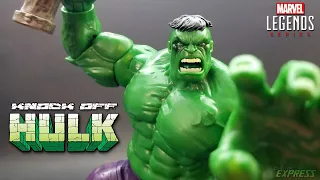 Marvel Legends Hulk SDCC Knock Off Action Figure Review