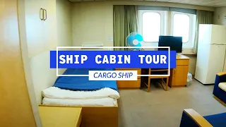 Crew Cabin Tour On A Maersk Cargo Ship | Life At Sea