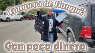 Día de tianguis todo esto compré por menos de $200 pesos