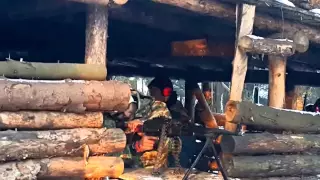 PK Machine Gun(PKM) Firing in Moscow