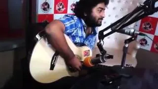 Arijit with RJ Sufi at Fever 104 studio