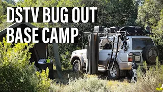 BUG OUT VEHICLE AND BUG OUT BASE CAMP WITH DSTV KYKNET | Behind the scenes with GEE MY KRAG