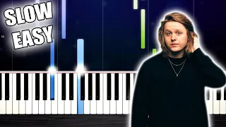 Lewis Capaldi - Someone You Loved - SLOW EASY Piano Tutorial by PlutaX