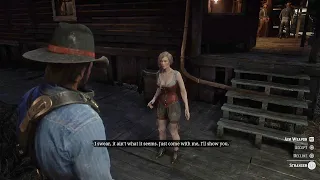 Another HIDDEN Dialogue if You Dont Help The Serial Killer lady in Valentine - Red Dead Redemption 2