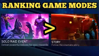 Every Game Mode Ranked (Worst To Best) - Injustice 2 Mobile