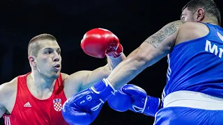 Luka Pratlijačić (CRO) vs. Dilan Prašović (MNE) European Boxing Championships 2024 (92+kg)