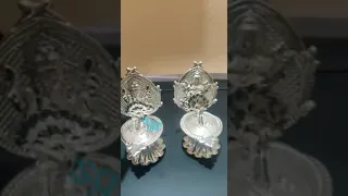 german silver diyas..set/online sale/ gift item/pooja items