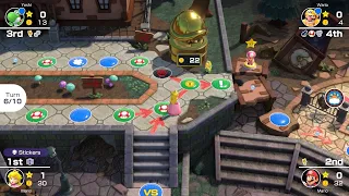 Mario Party Superstars #599 Horror Land Peach vs Mario vs Wario vs Yoshi