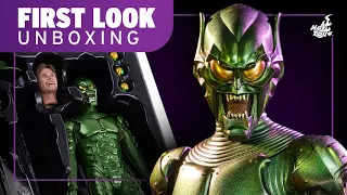 Hot Toys Green Goblin Deluxe Spider-Man No Way Home Figure Unboxing | First Look