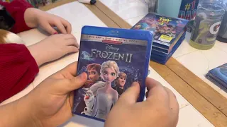 Frozen II (Blu-ray + DVD + Digital Code) Unboxing