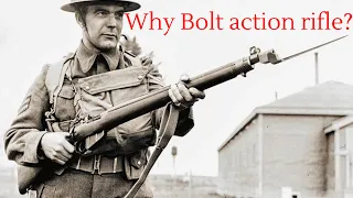 Why did Soldiers use Bolt action rifles during WW2?