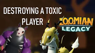 DESTROYING A TOXIC PLAYER - Loomian Legacy PVP