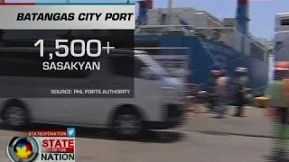 SONA: Pagbabantay sa Batangas Port, mas pinaigting dahil sa Semana Santa