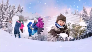 Зимняя сказка (детское слайд шоу на основе картинок из интернета)