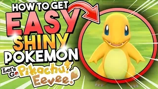 How to get EASY SHINY POKEMON in Lets Go Pikachu & Eevee - EASY Shiny Hunting Guide