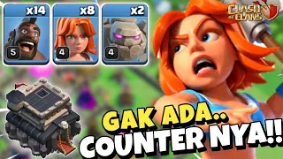 NO COUNTER!! COMBO GOLEM + VALYRIE + HOG RIDER | STRATEGI TH 9 - COC INDONESIA