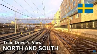 4K CABVIEW: North and South (Stockholm to Gävle to Stockholm)