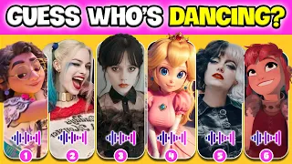 Guess Who Is Dancing? Who Dances The Best? Elemental,Encanto, Wednesday,Cruella, Harley Queen,Sing 2