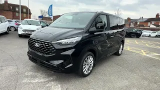 2024 Ford Tourneo Custom Titanium in Black extended walk around.Please like and subscribe ✌️