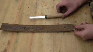 How to make a cutter, for woodcarving