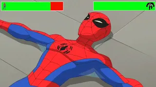 Spider-Man vs. Venom (Spectacular Spiderman) with healthbars