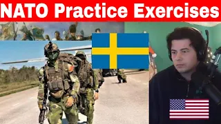 American Reacts Swedish Army Rangers and U.S. Marines practice defending Gotland Island (2022)