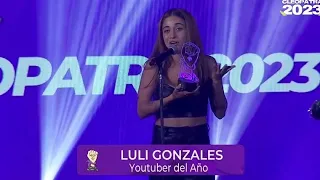 Luli Gonzalez - Youtuber del año ❤️ - Premios Cleopatra