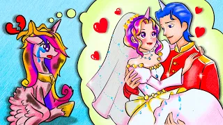 MY LITTLE PONY Princess Cadance Love Story | 슬픈 기원 사랑 이야기 | 재미있는 스톱 모션 만화 | Annie Korea