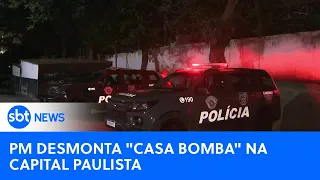 Polícia desmantela "casa bomba na zona leste de São Paulo | #SBTNewsnaTV (17/04/24)