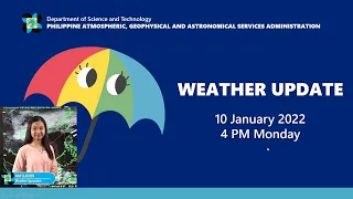 Public Weather Forecast Issued at 4:00 PM January 10, 2022