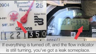 How to Use Your Water Meter to Determine if You Have a Leak